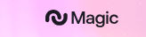 Logo of Magic on a pink background
