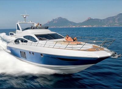 Azimut 58 — White charter yacht photo