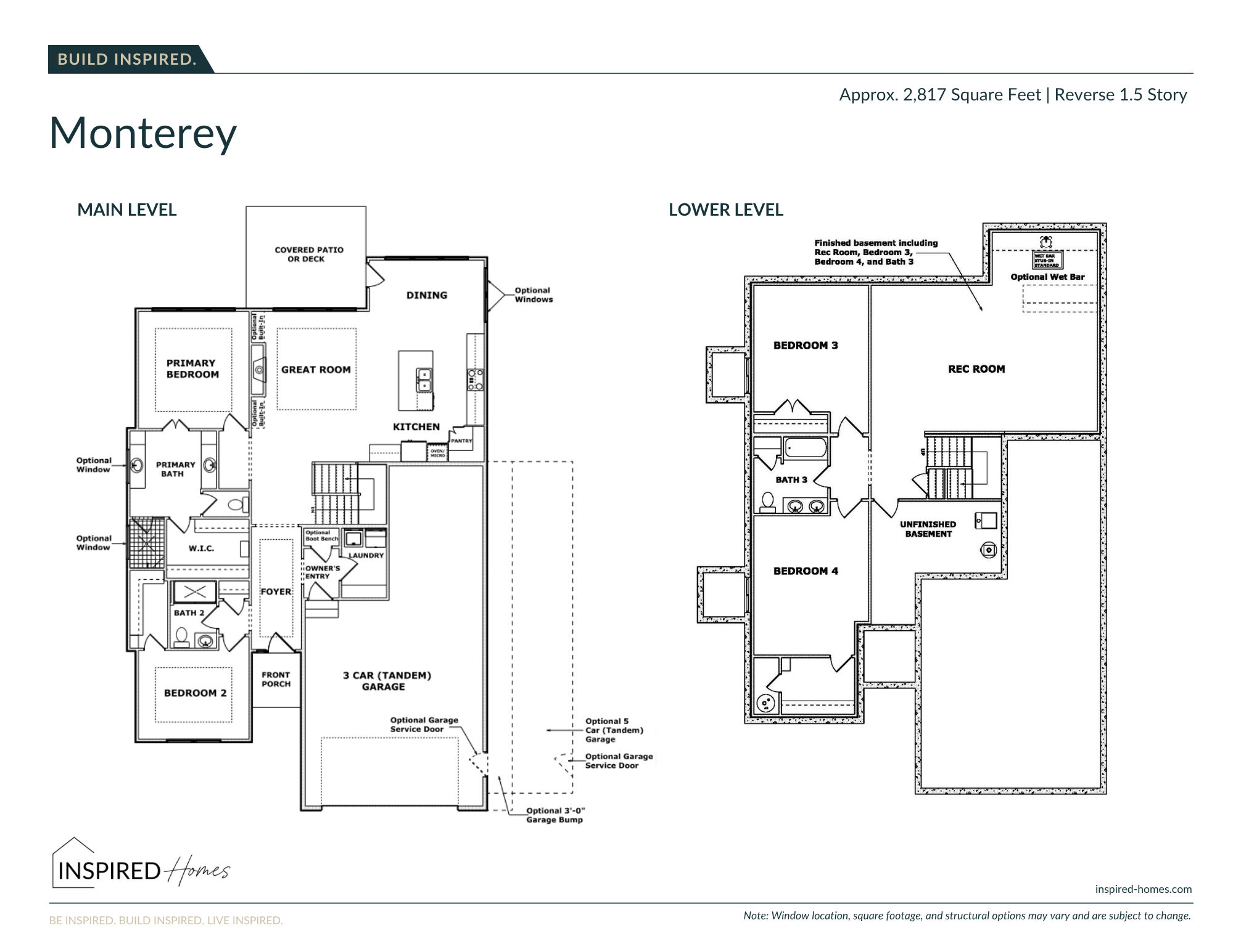 Inspired Homes LLC floorplan