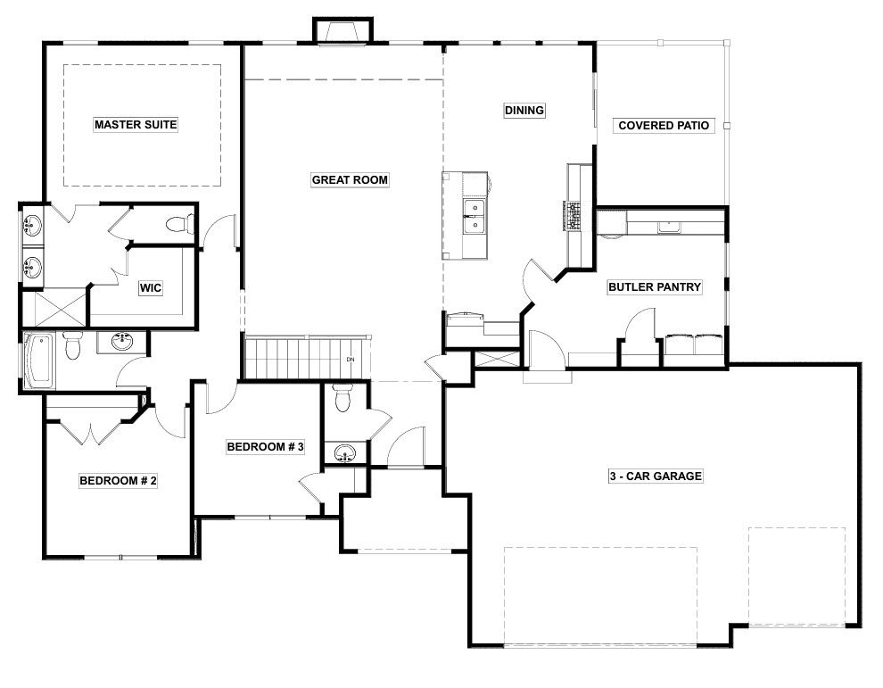 Country Club Homes floorplan