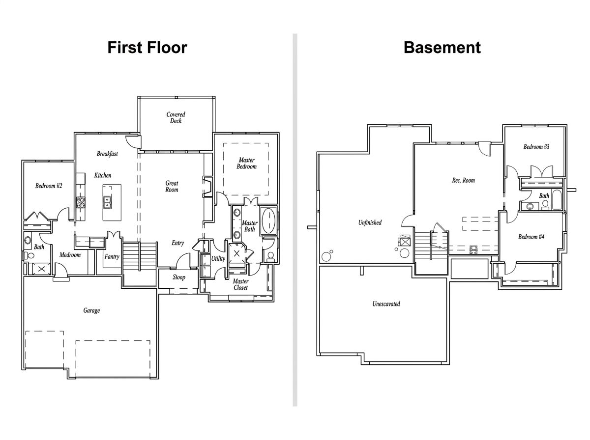 New Mark Homes KC floorplan