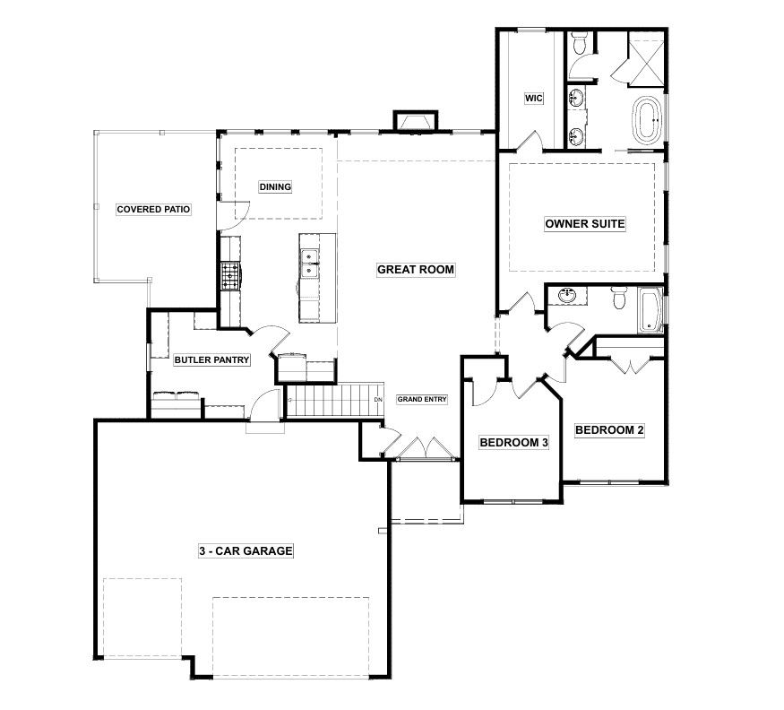 Country Club Homes floorplan