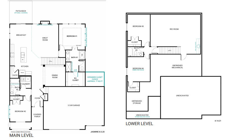 Summit Homes floorplan