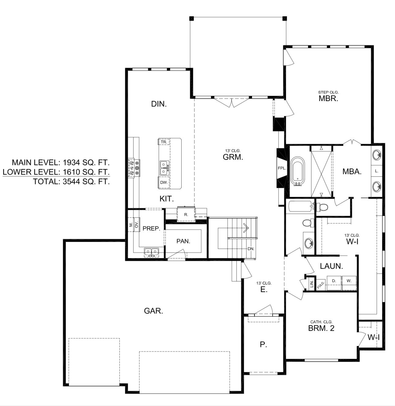 Stone Chase Homes floorplan