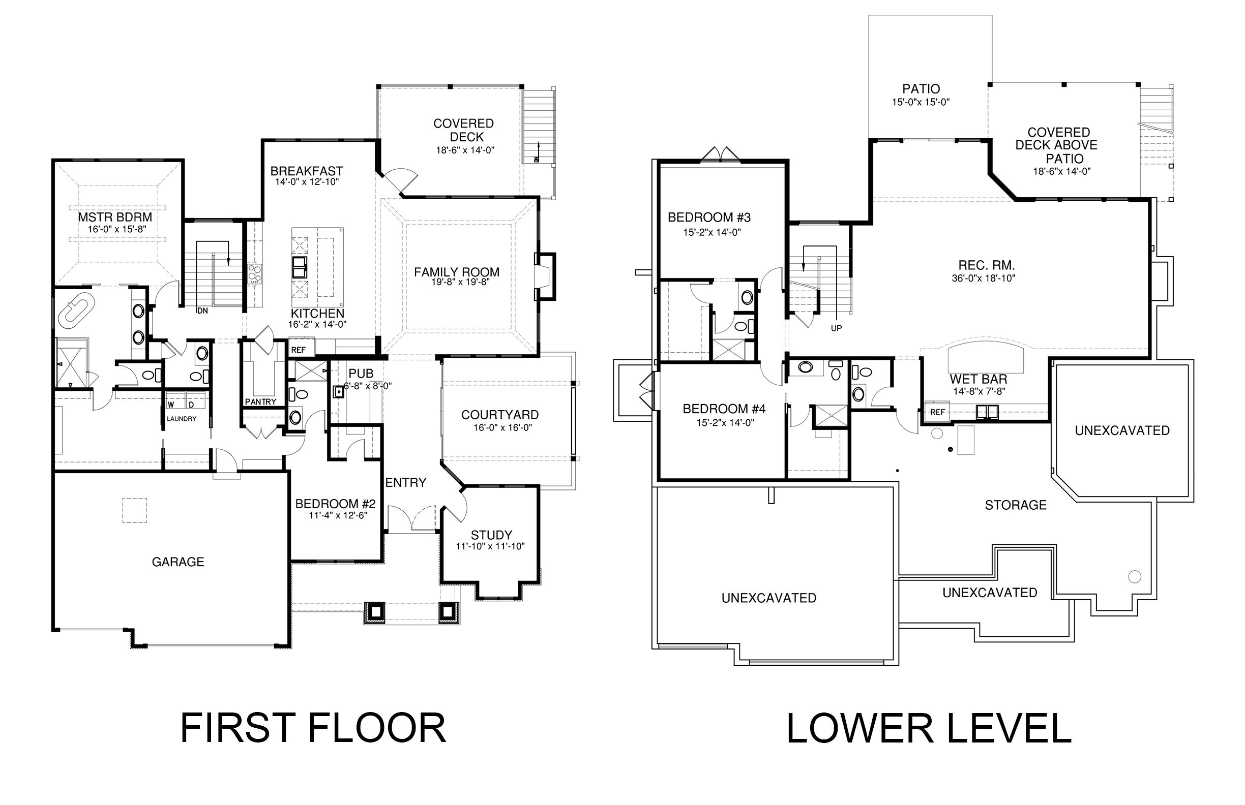 Don Julian Builders, Inc. floorplan