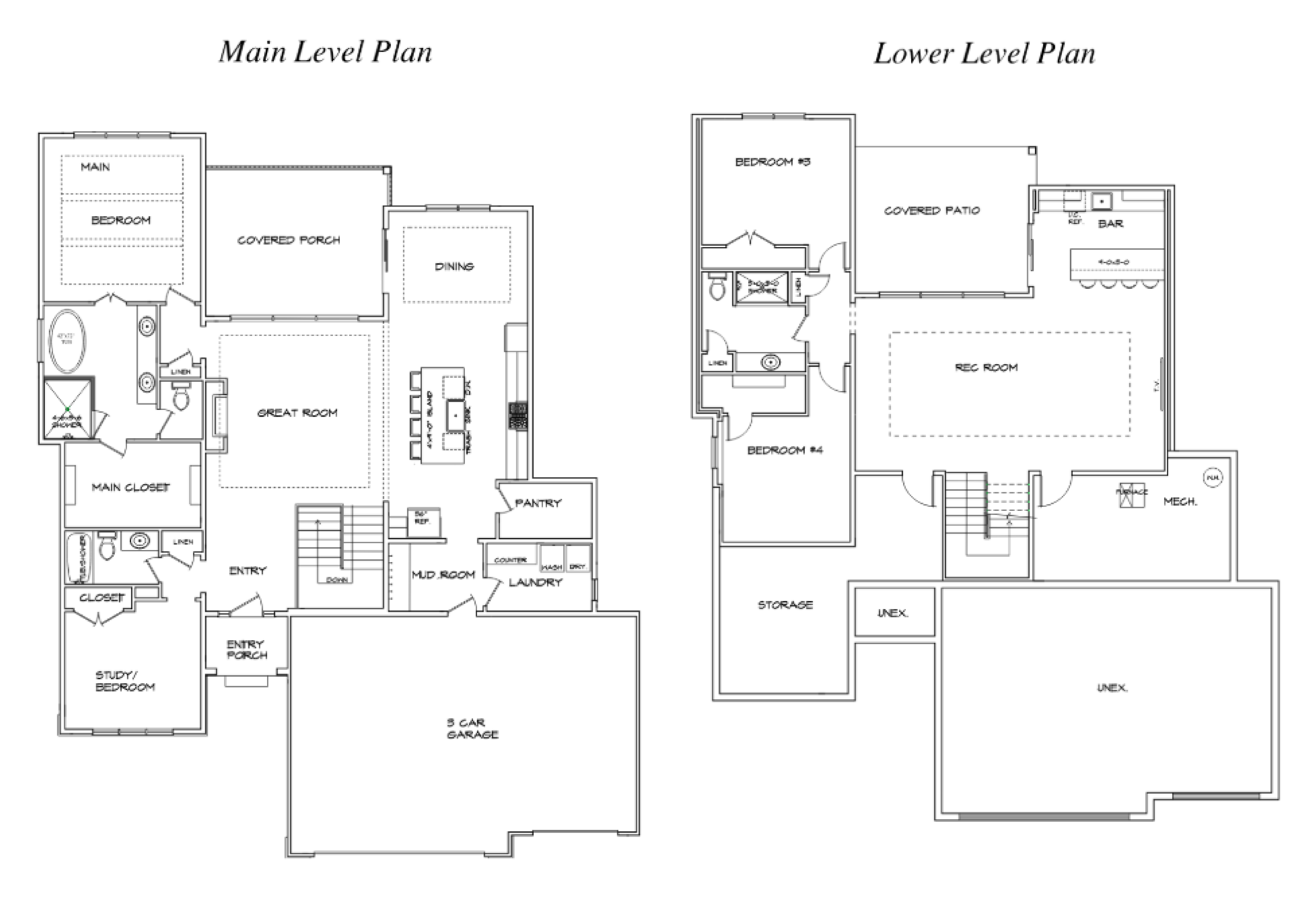 Encore Building Company floorplan