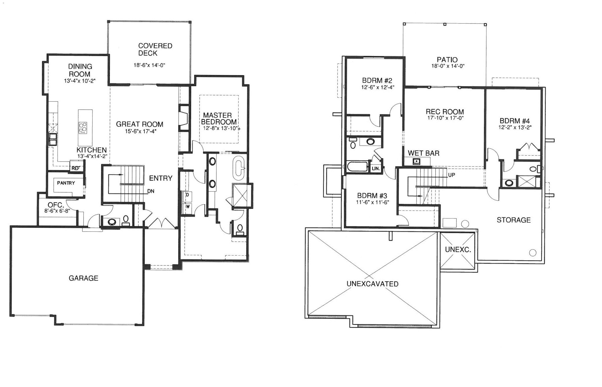 Don Julian Builders, Inc. floorplan
