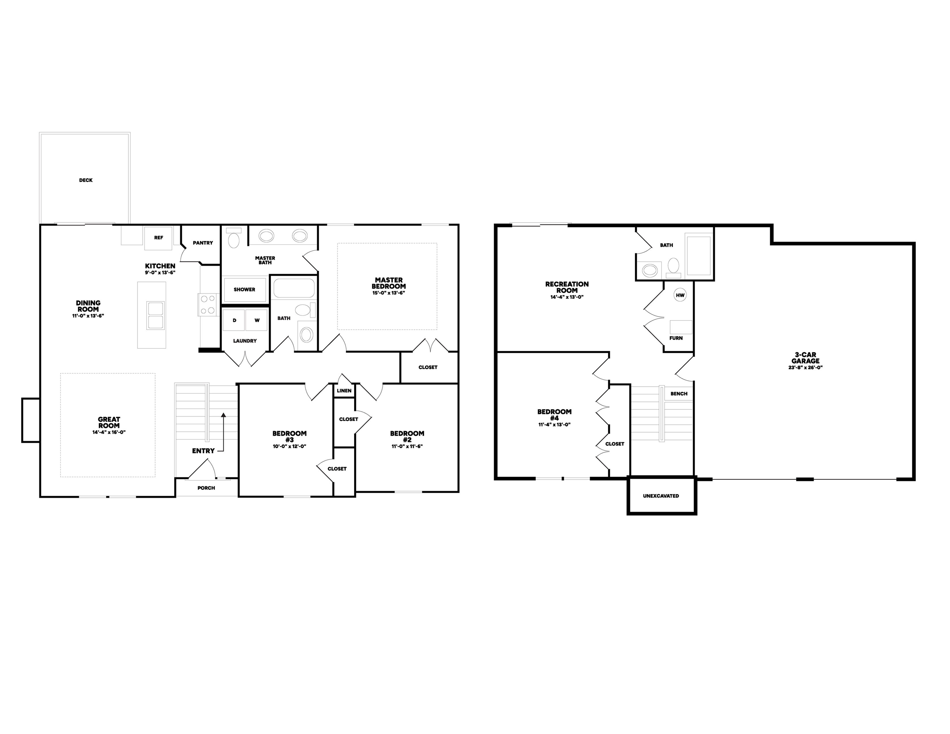 TruMark Homes floorplan