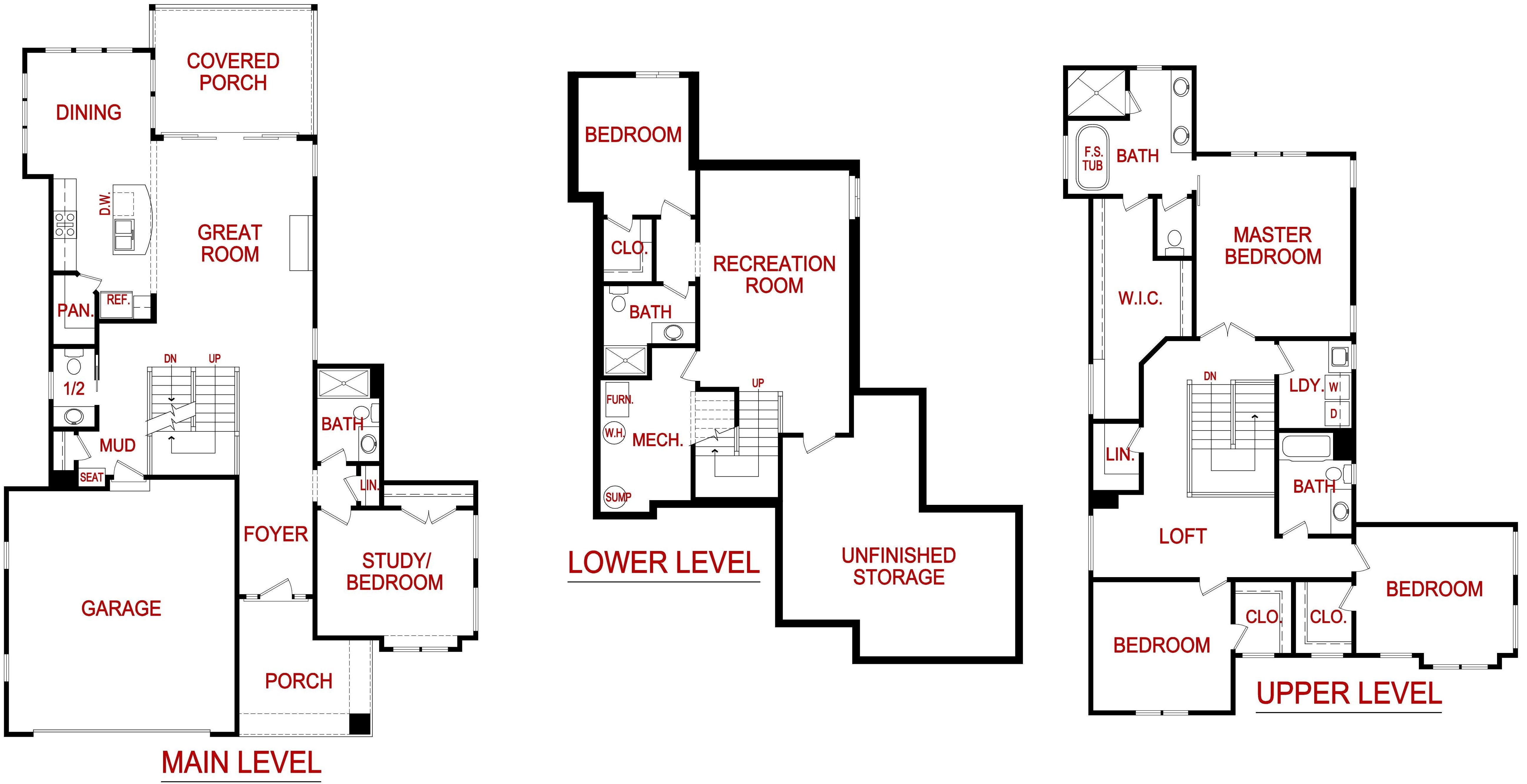 Lambie Homes floorplan
