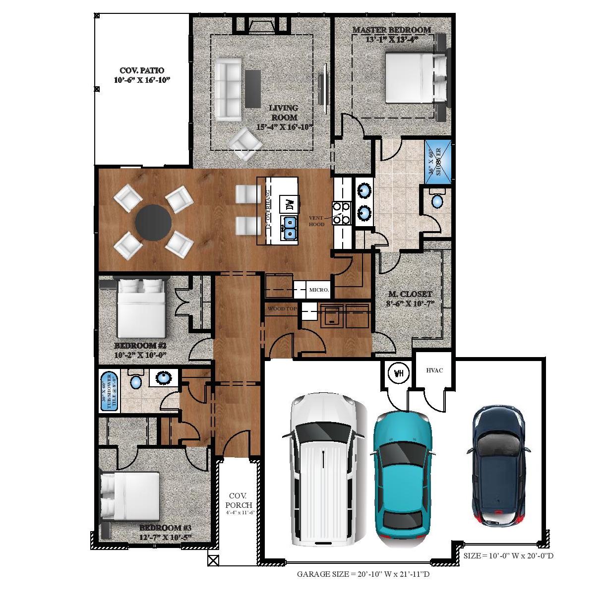 Authentic Homes floorplan