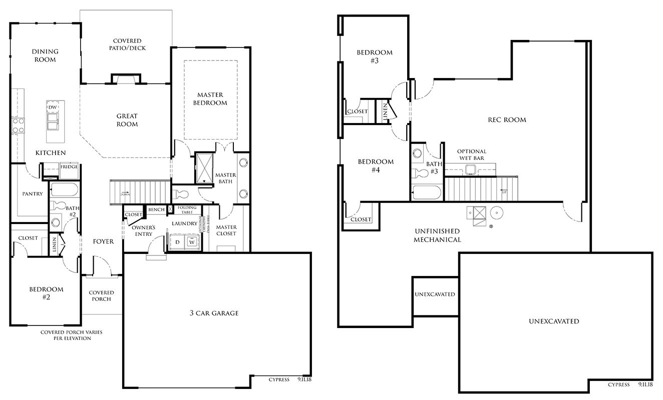 Summit Homes floorplan