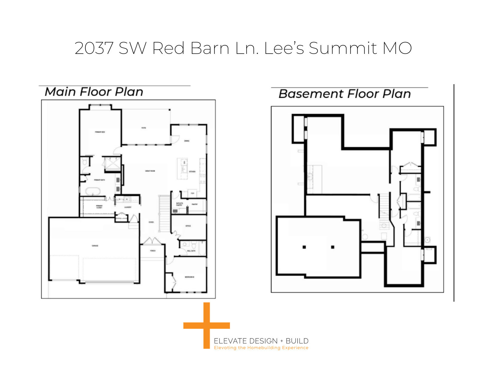 Elevate Design + Build, LLC floorplan
