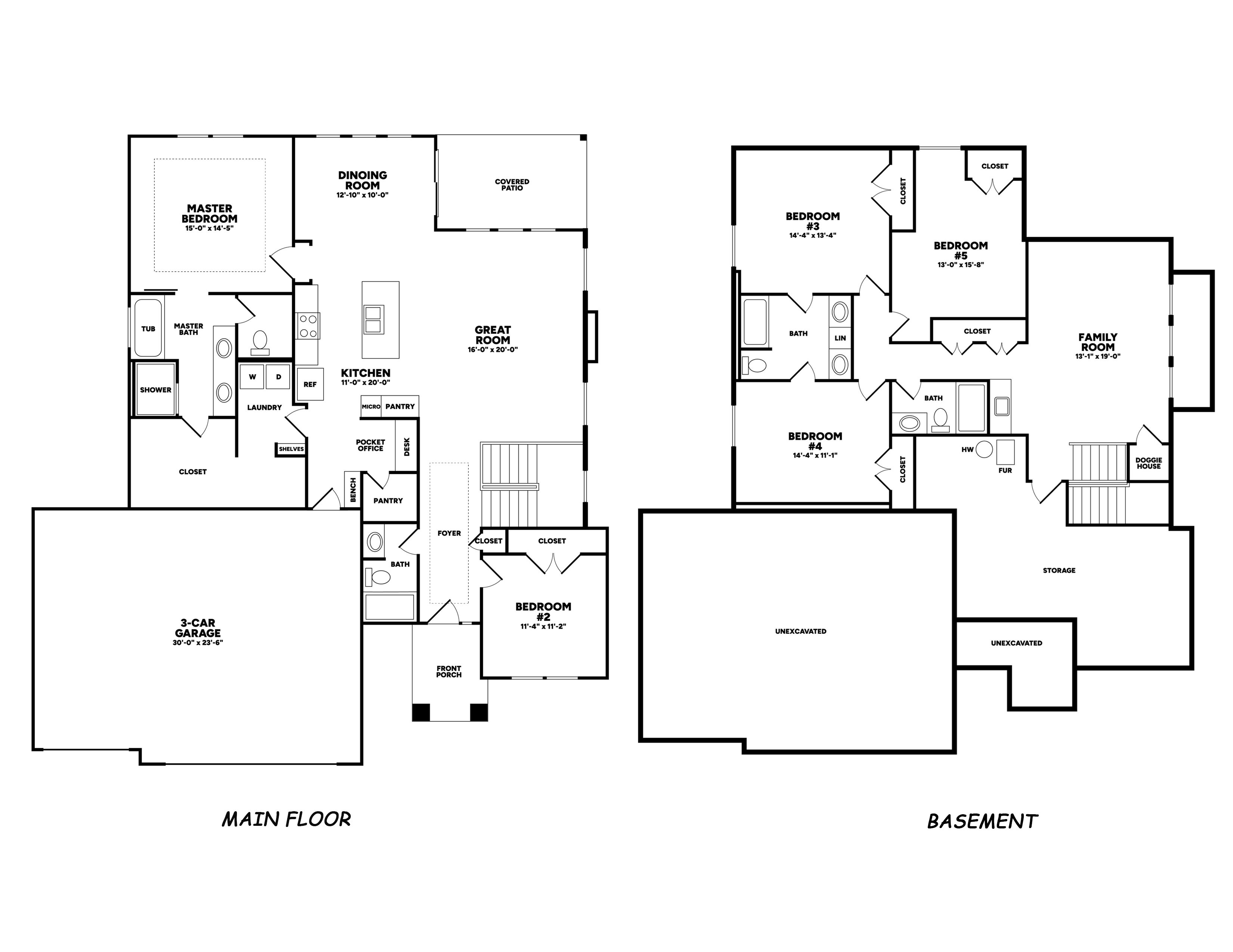TruMark Homes floorplan