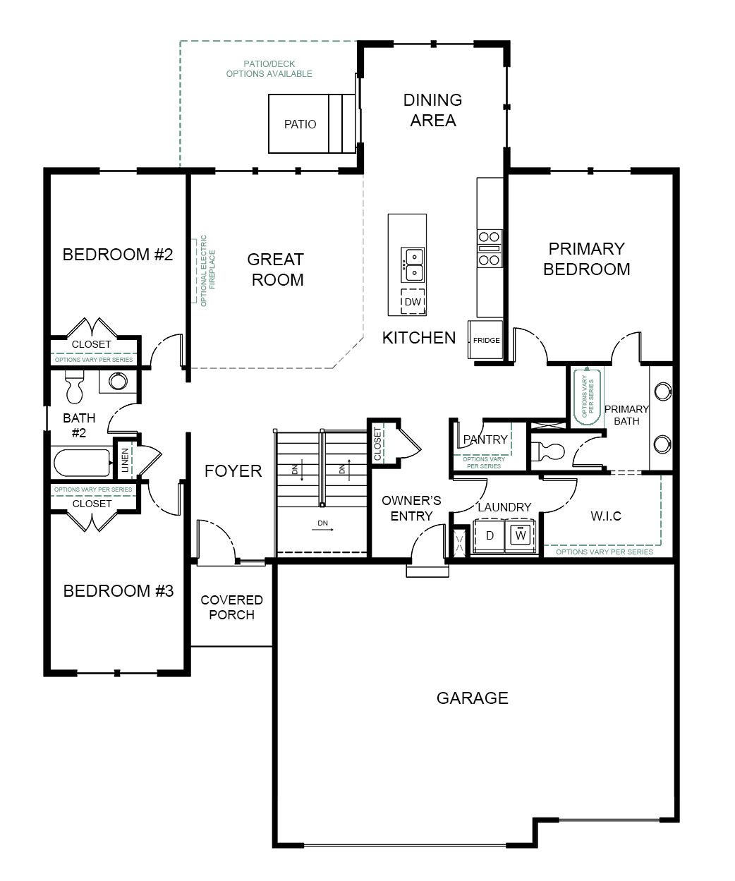 Summit Homes floorplan