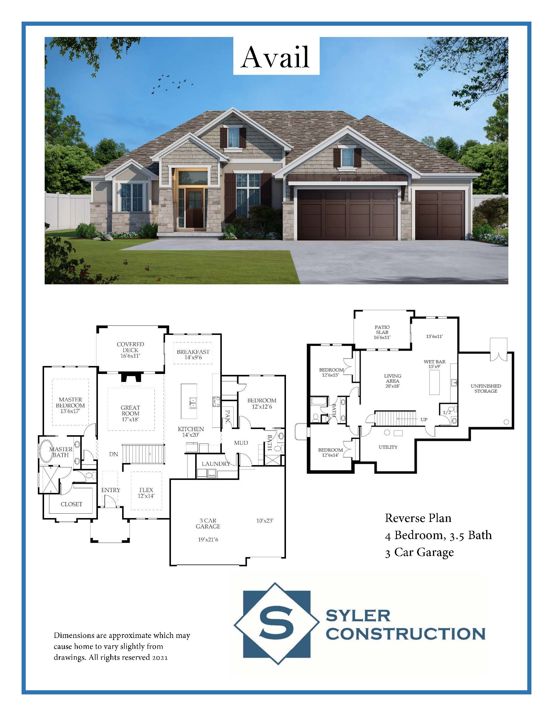 Syler Construction, Inc. floorplan