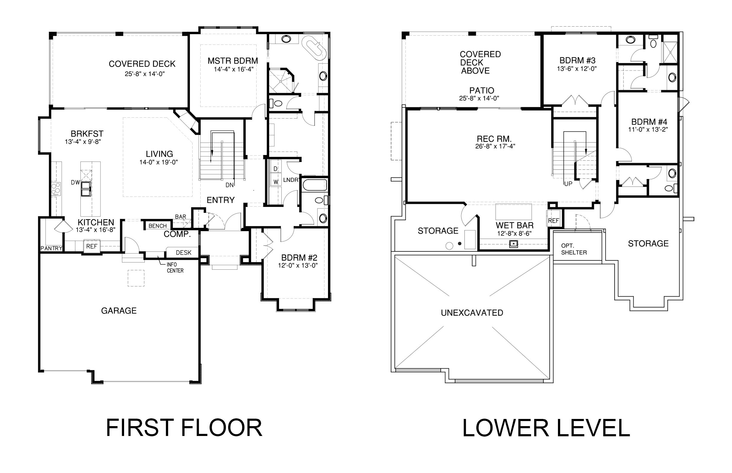 Don Julian Builders, Inc. floorplan