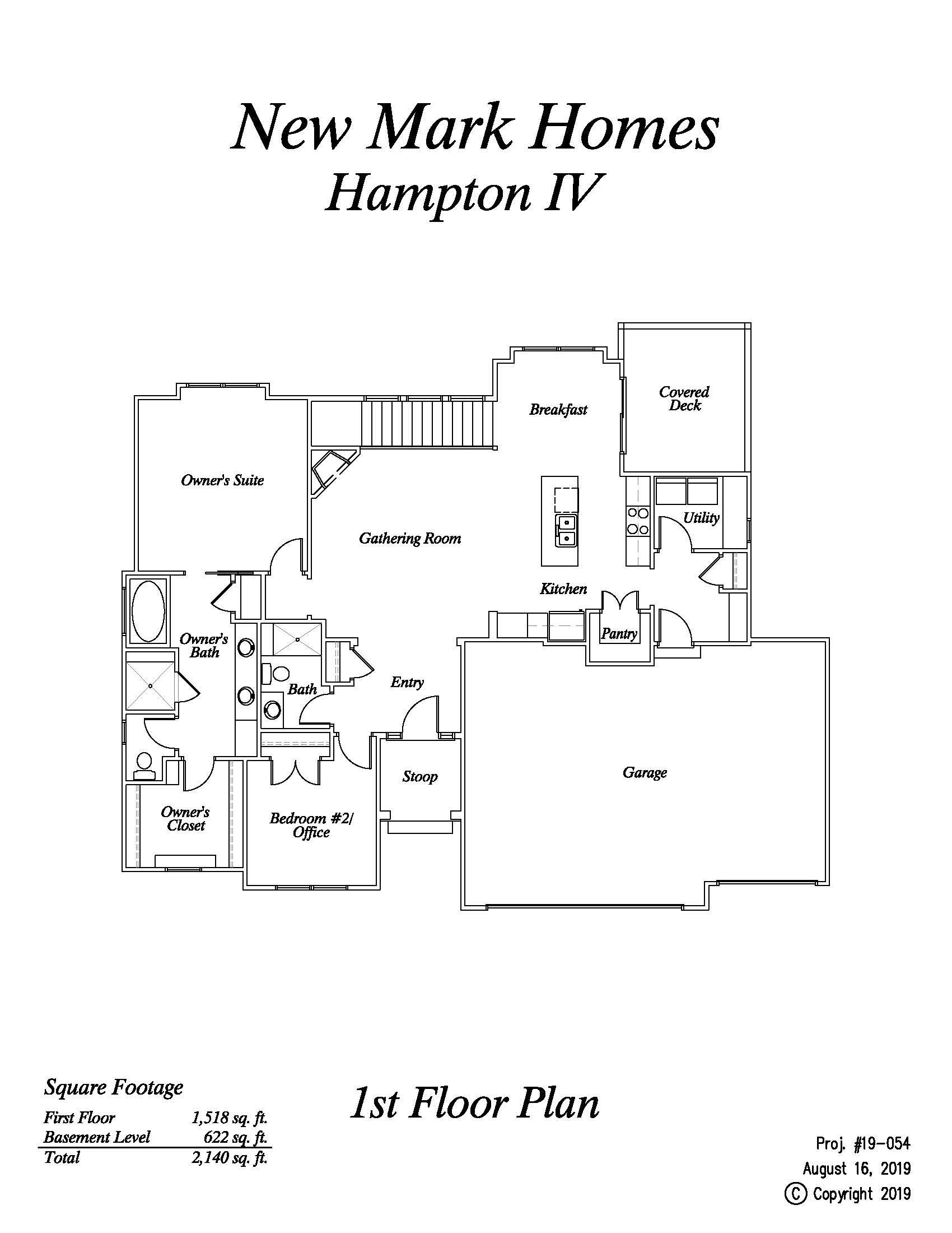 New Mark Homes KC floorplan