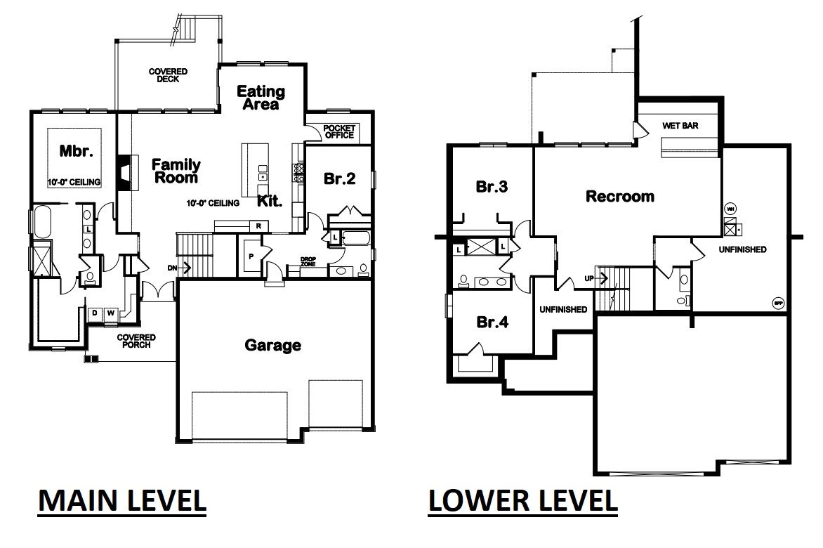 H&R New Homes floorplan