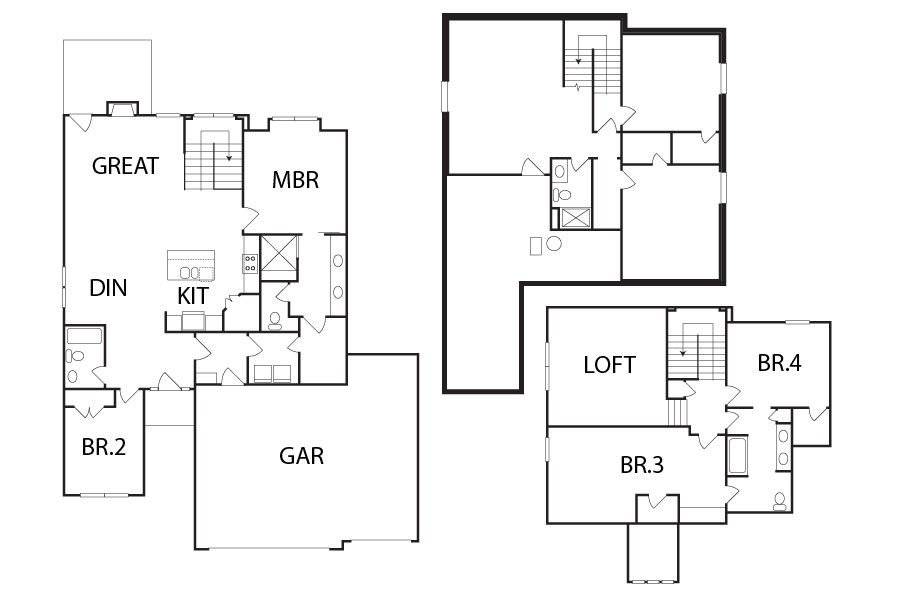 Dave Richards Homebuilding, Inc. floorplan