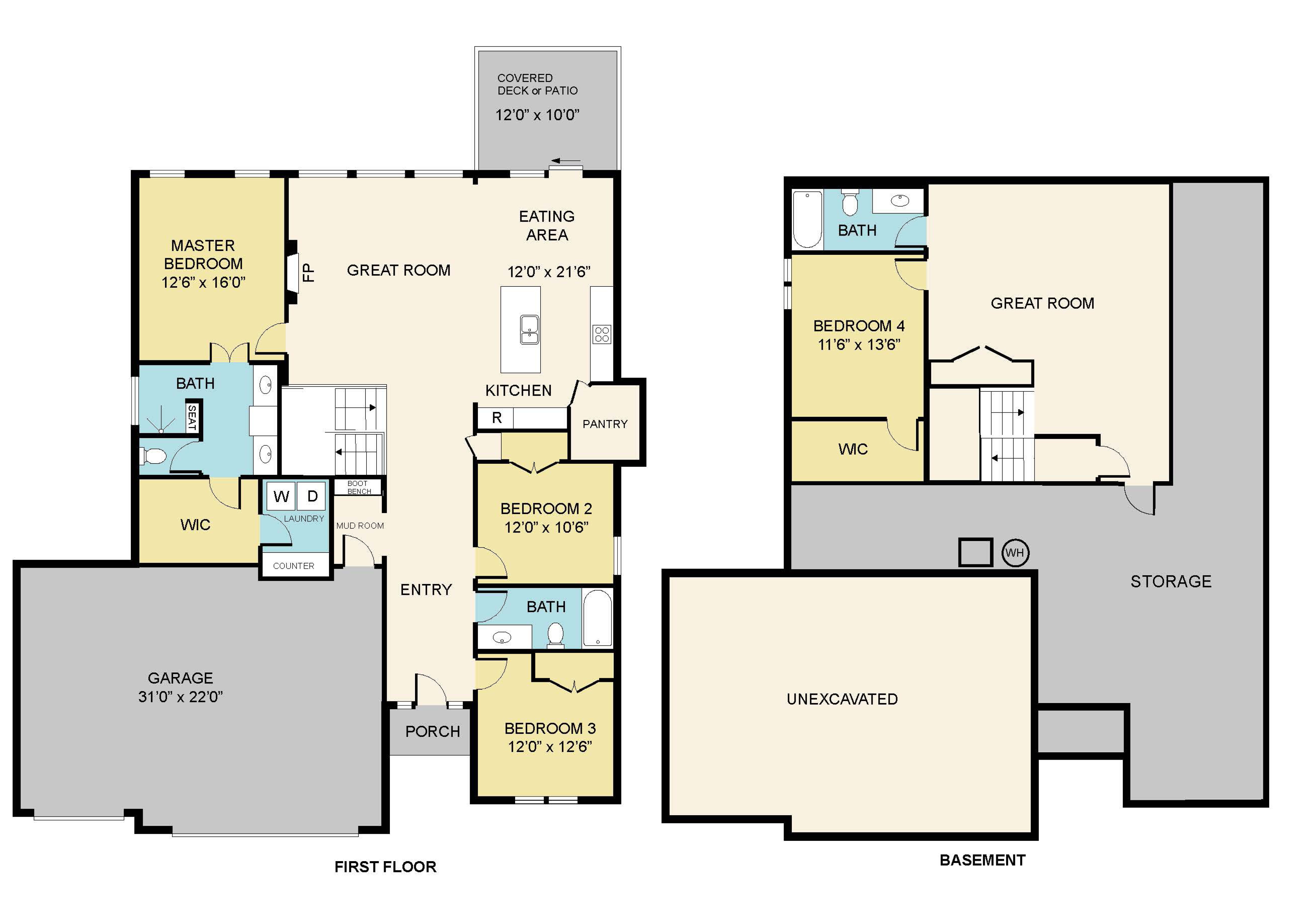 Dave Richards Homebuilding, Inc. floorplan