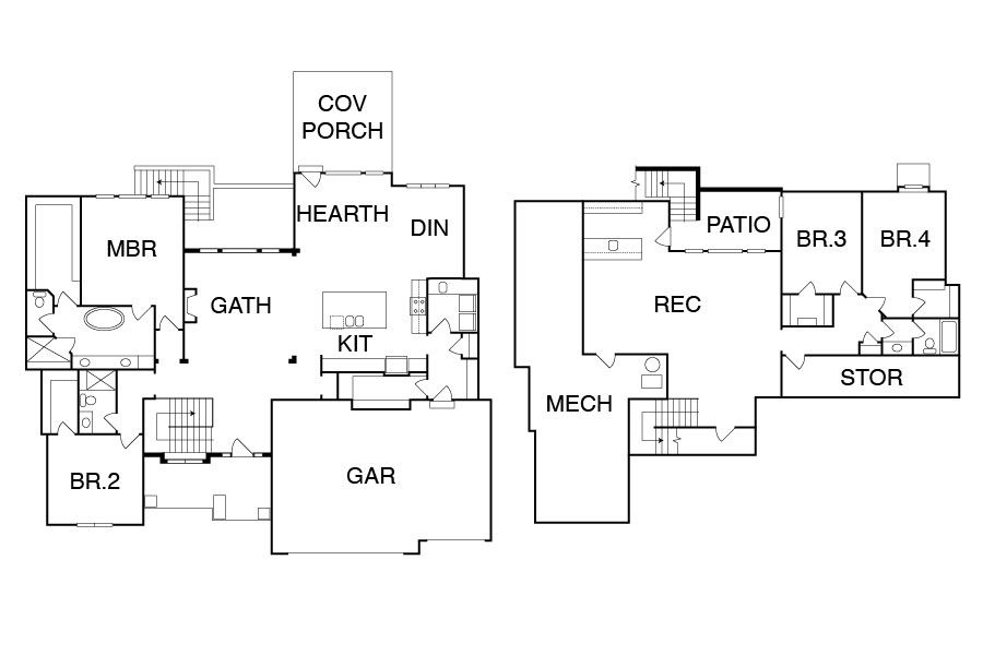Olympus Custom Homes floorplan