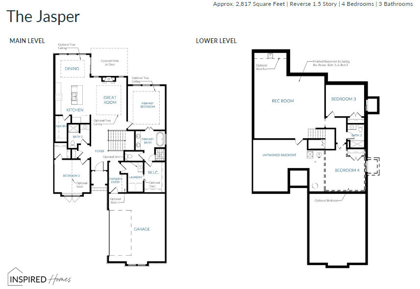 Inspired Homes LLC floorplan
