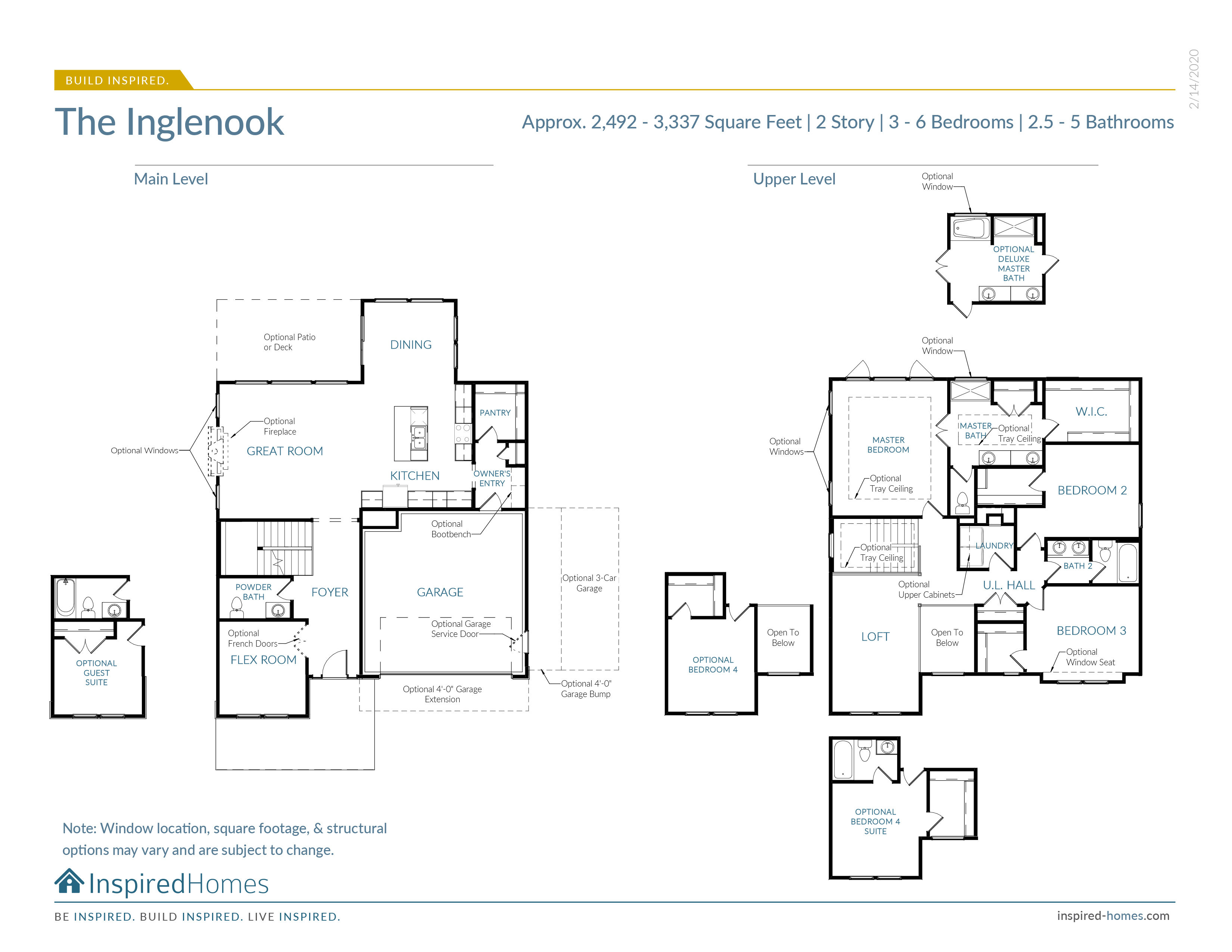 Inspired Homes LLC floorplan