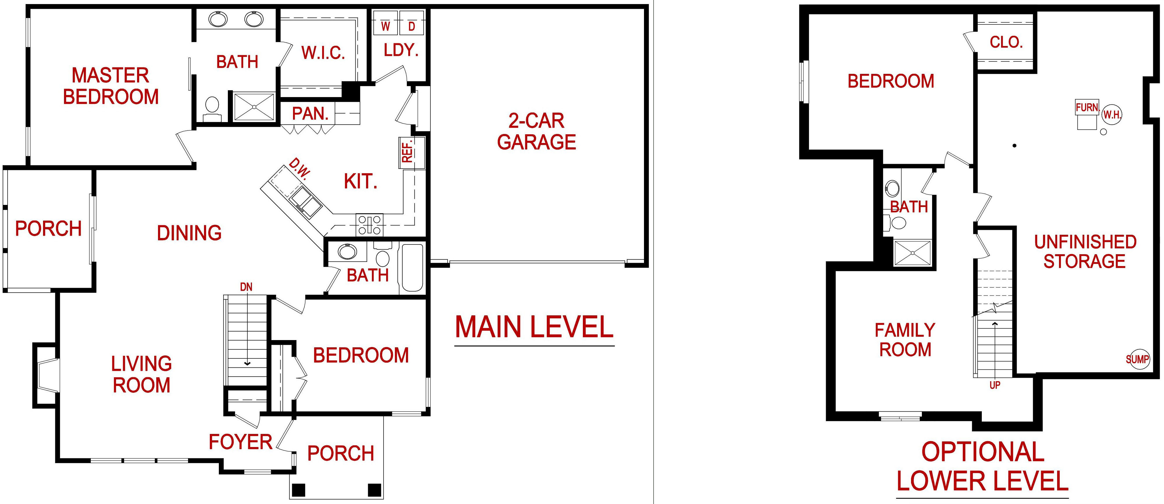 Lambie Homes floorplan