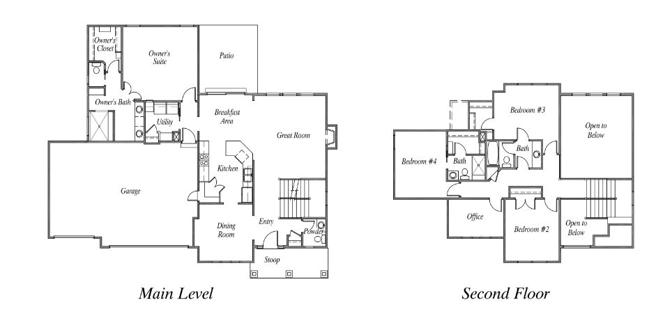 Olympus Custom Homes floorplan