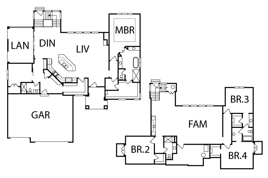 Don Julian Builders, Inc. floorplan
