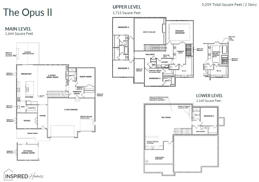 Inspired Homes LLC floorplan