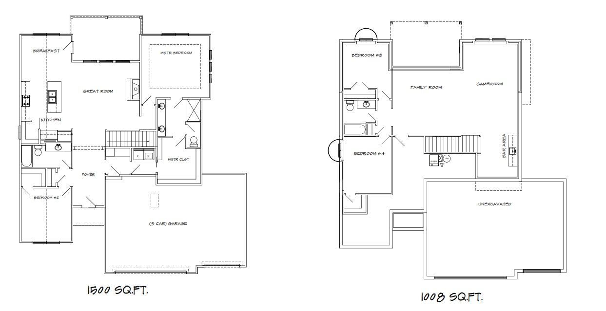 B&B Custom Homes floorplan