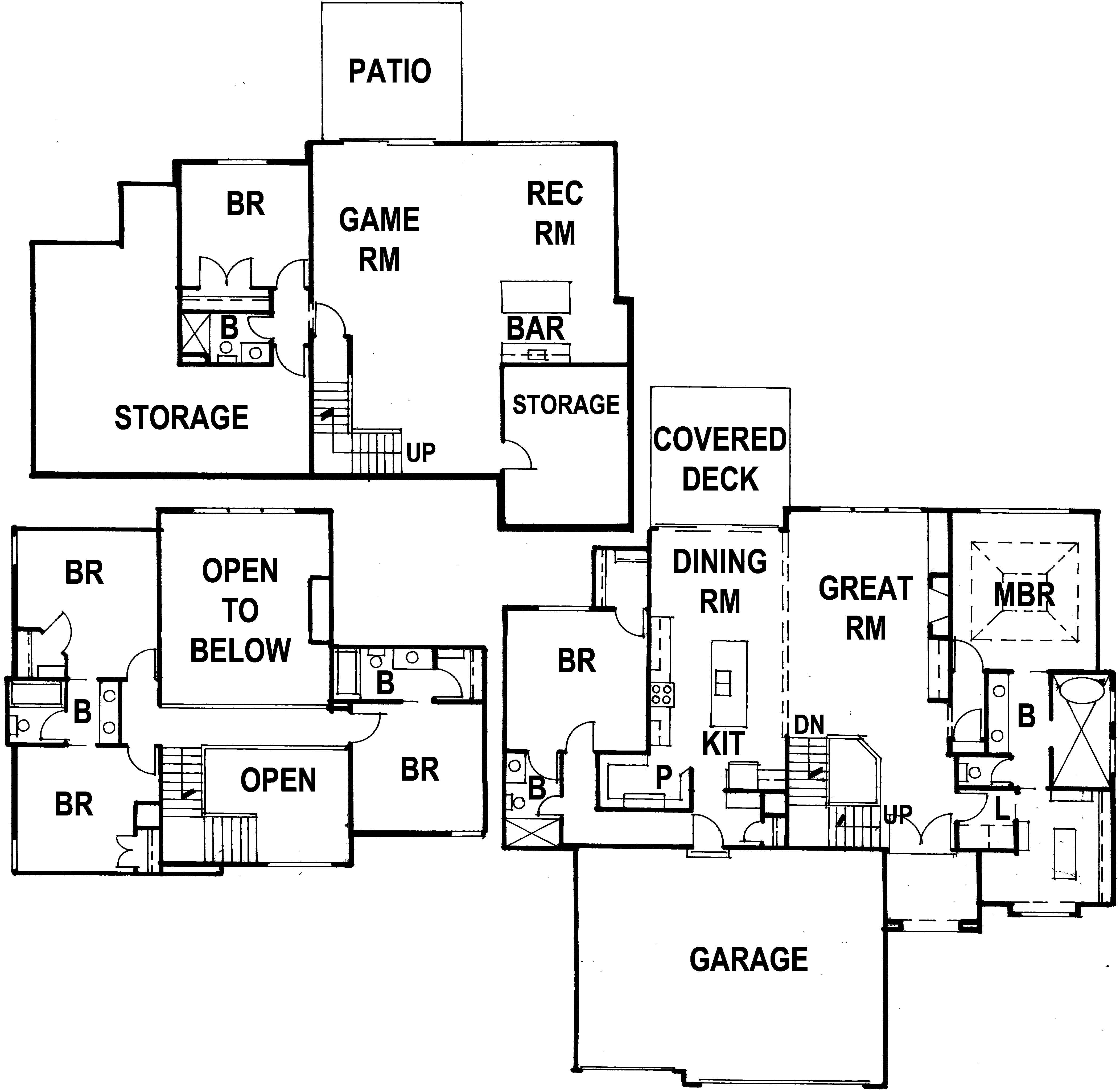 Walker Custom Homes floorplan