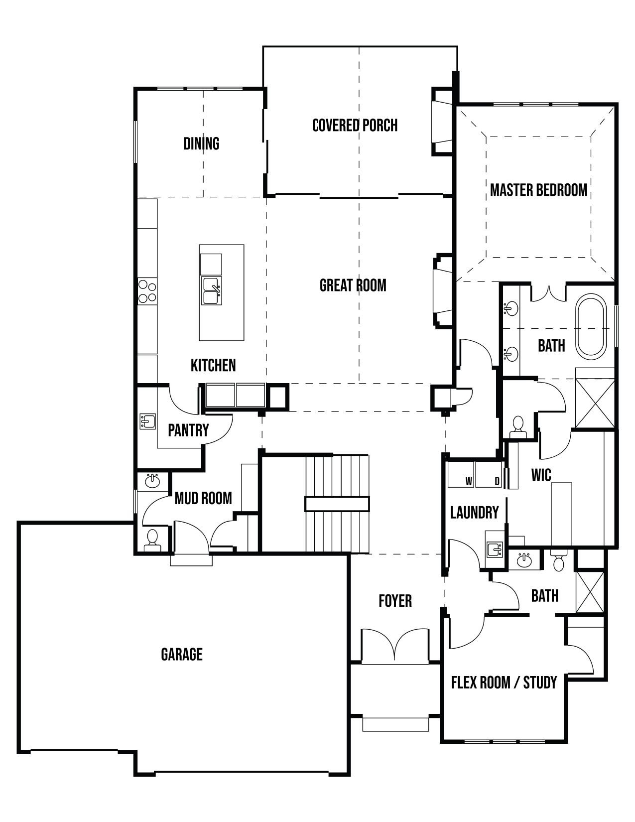 Dusty Rhodes Homes floorplan