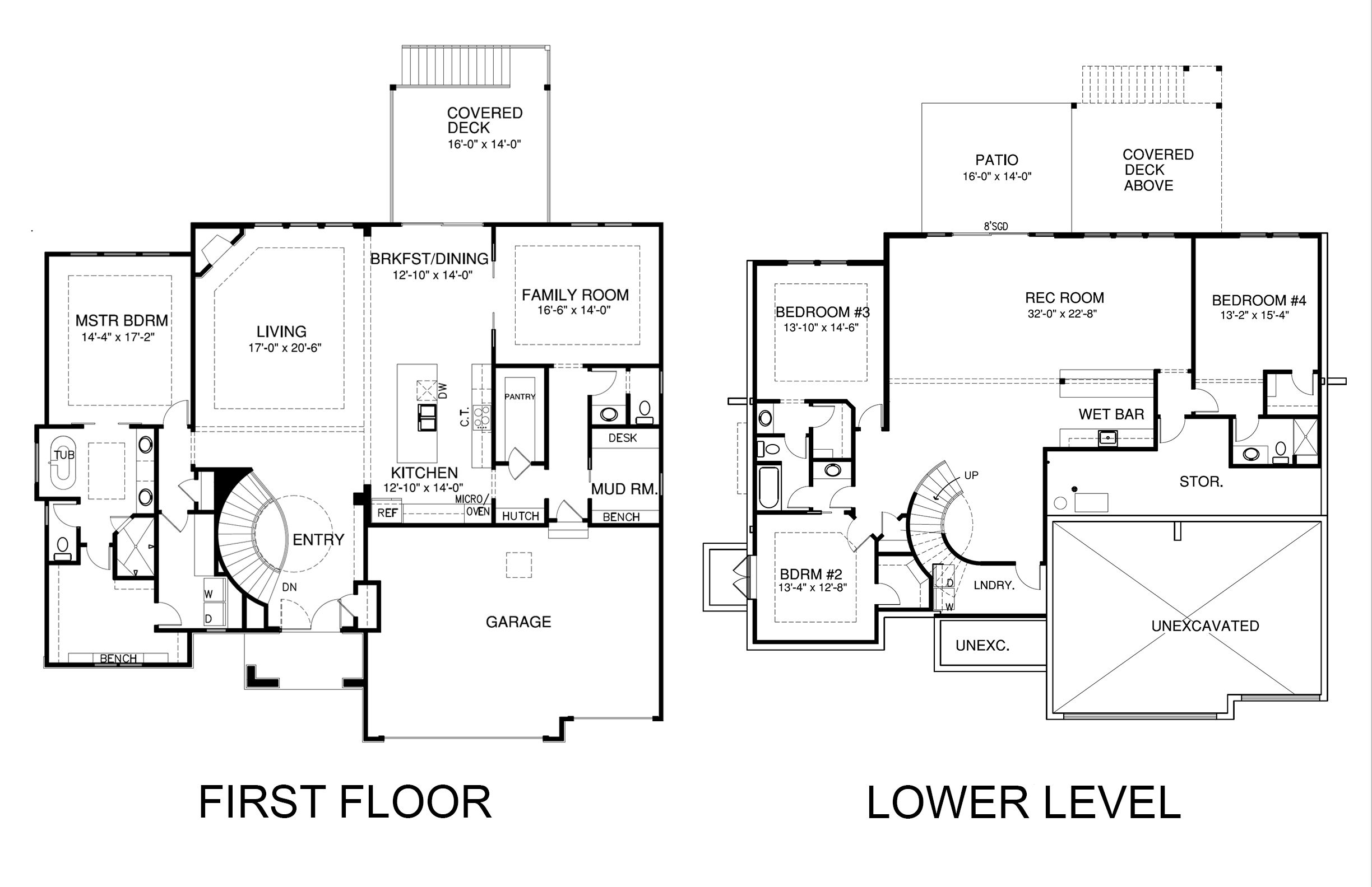 Don Julian Builders, Inc. floorplan