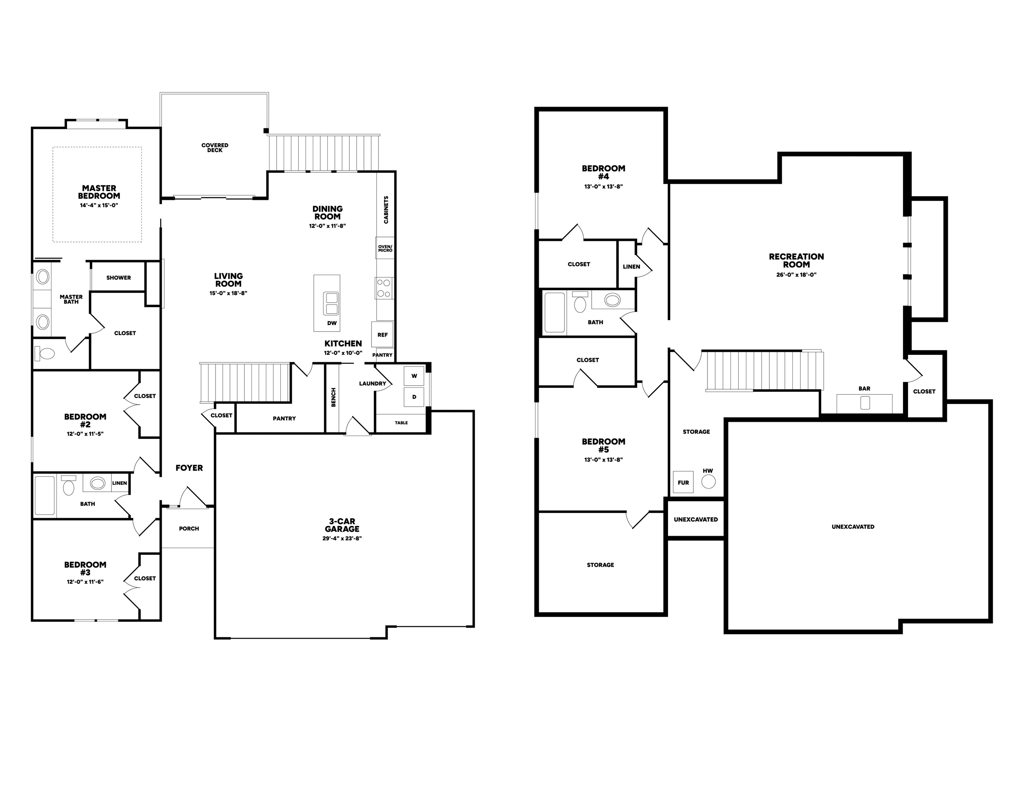 TruMark Homes floorplan