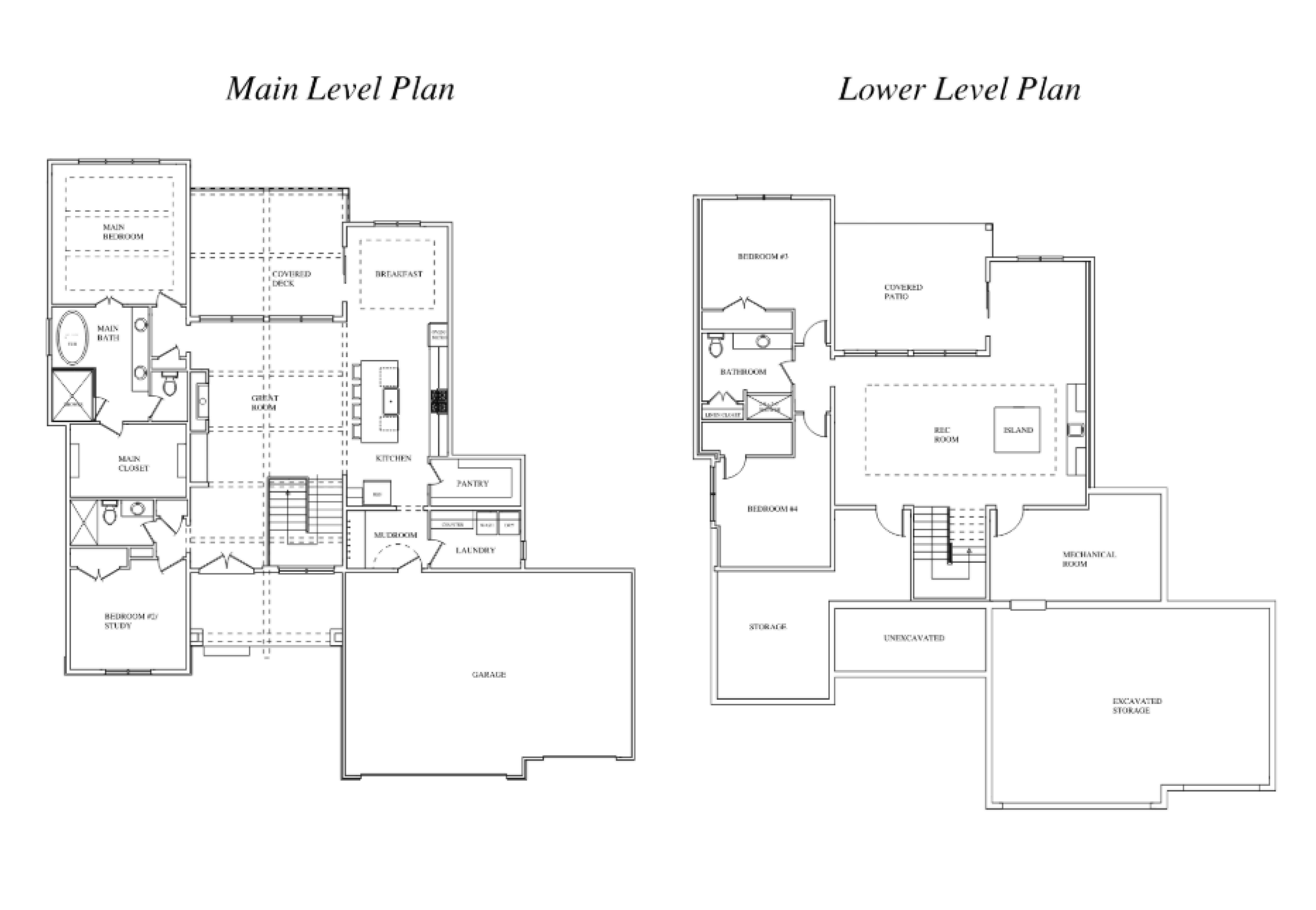 Casa Bella Construction floorplan