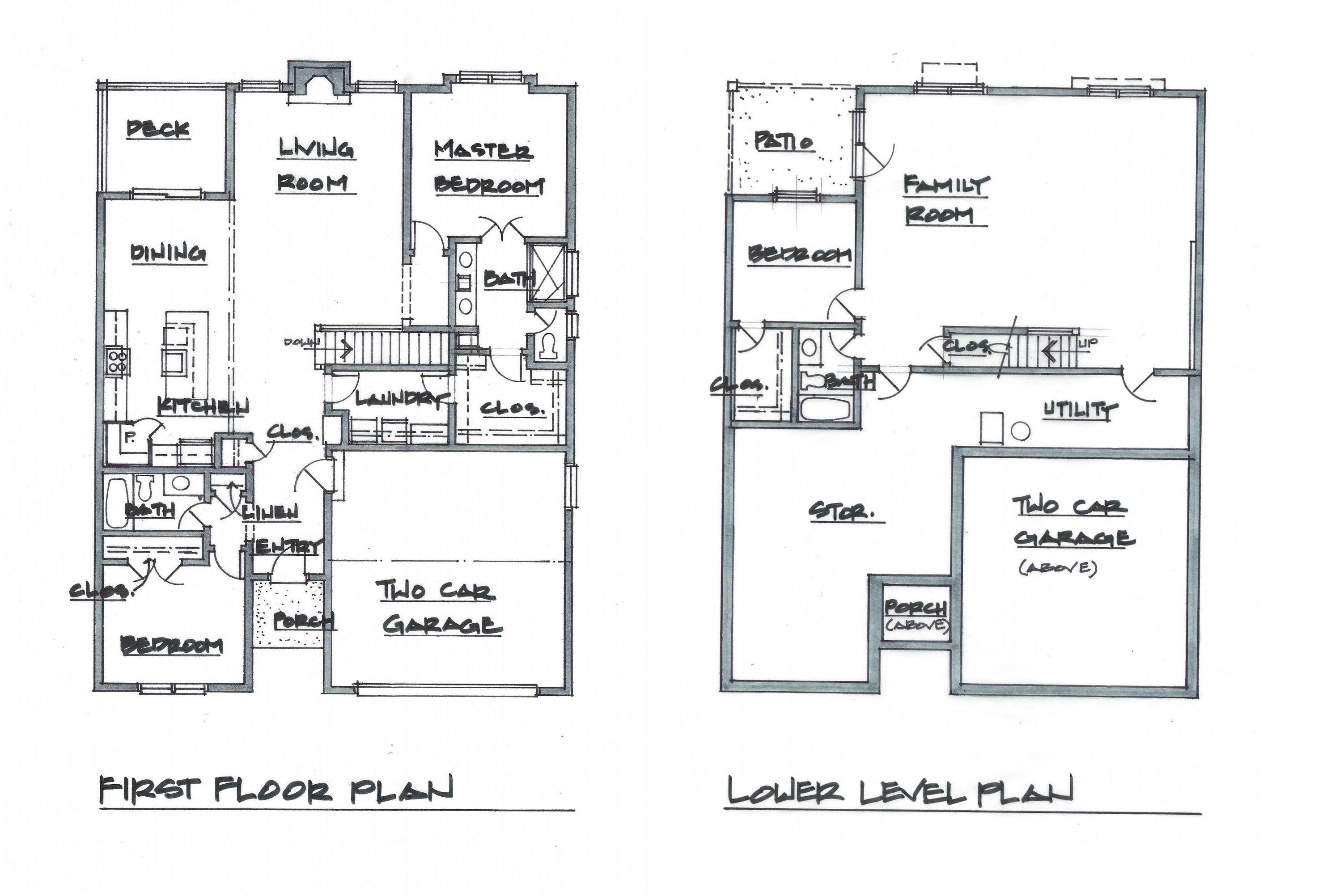 Ernst Brothers Home Construction floorplan