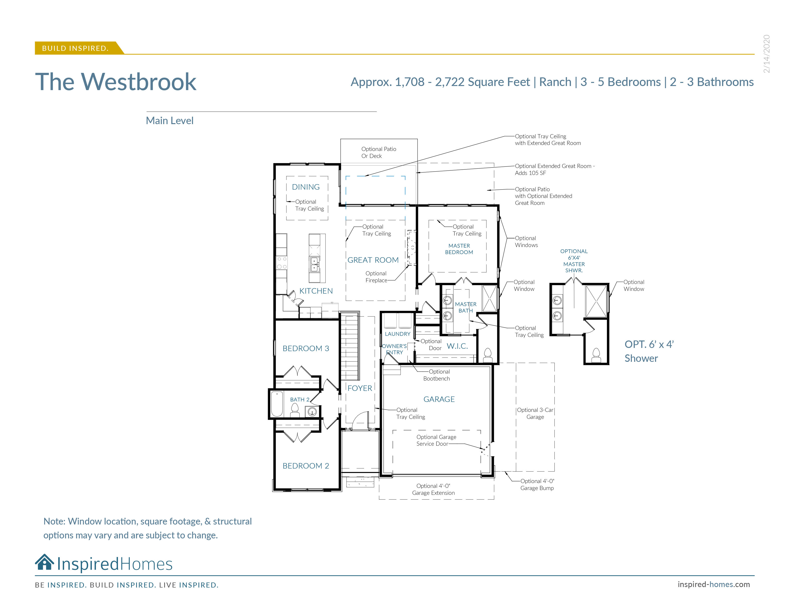 Inspired Homes LLC floorplan