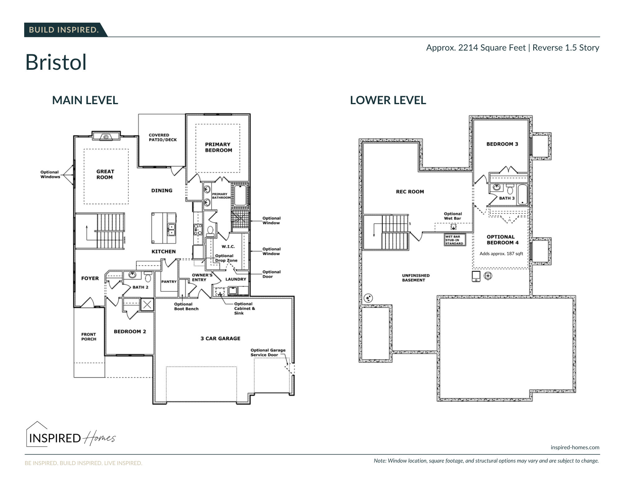 Inspired Homes LLC floorplan