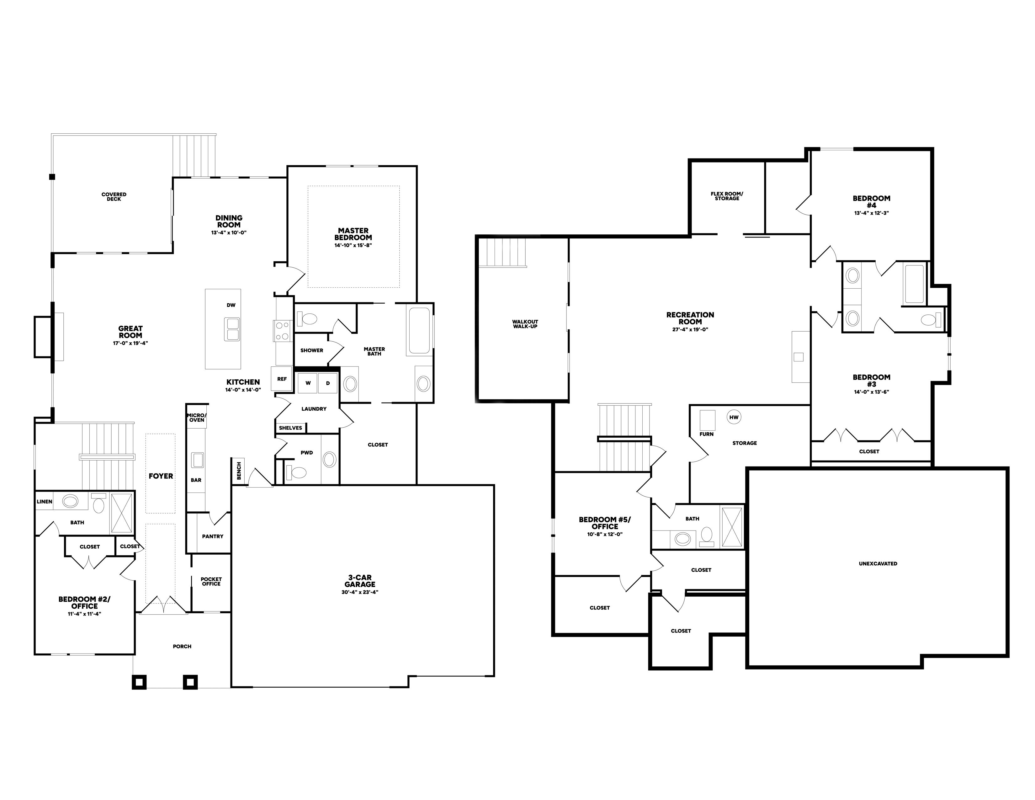 TruMark Homes floorplan