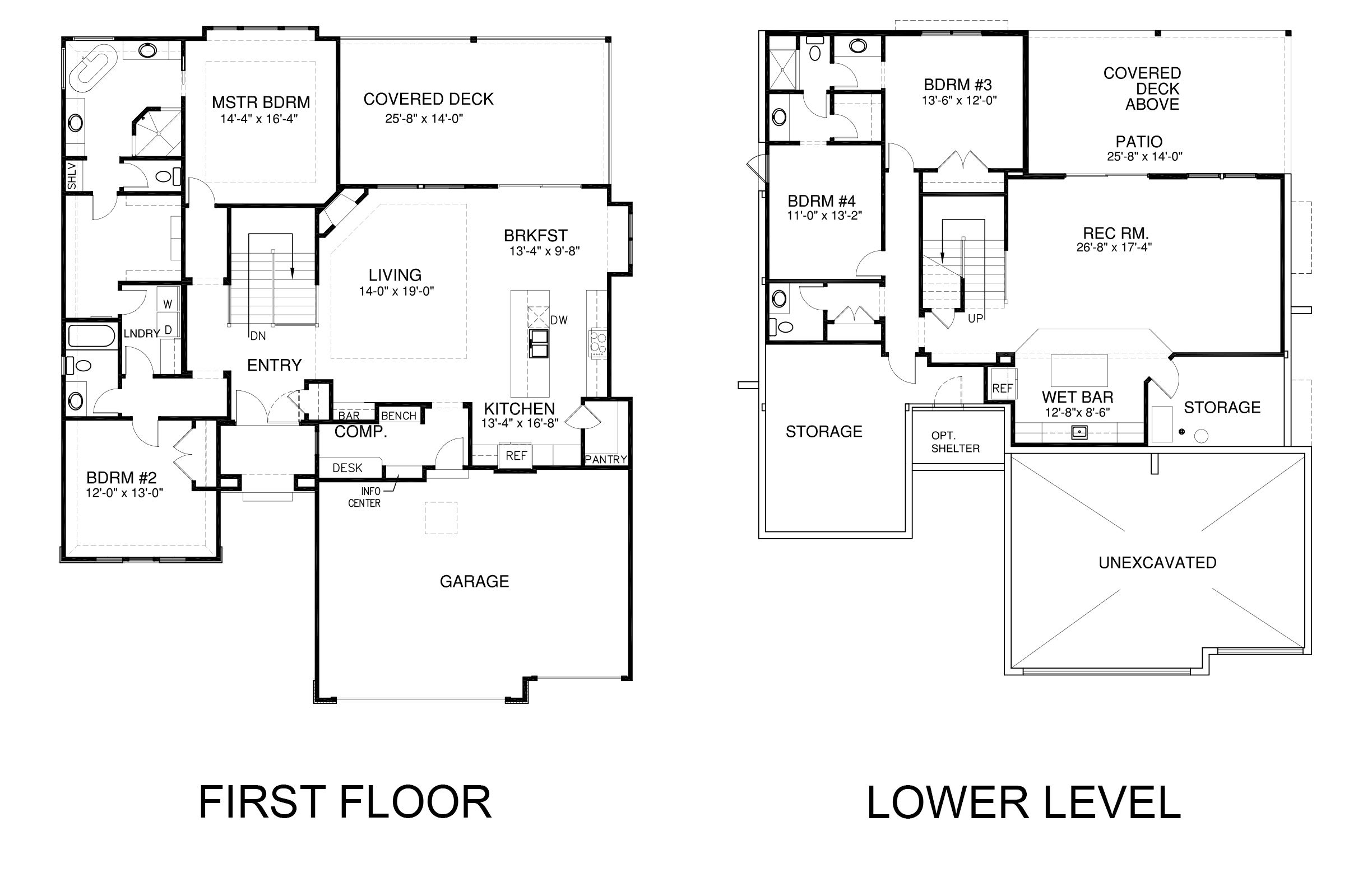 Don Julian Builders, Inc. floorplan