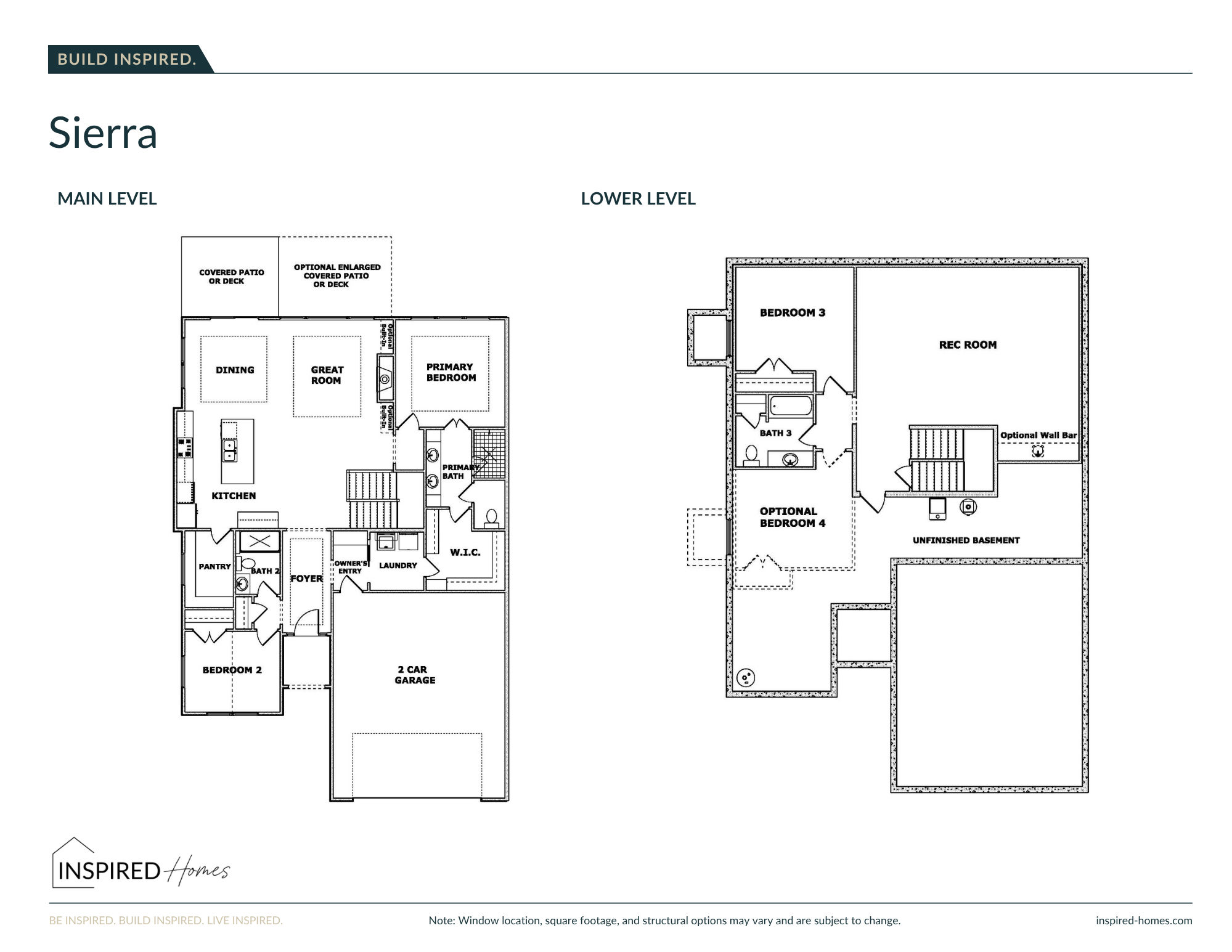 Inspired Homes LLC floorplan