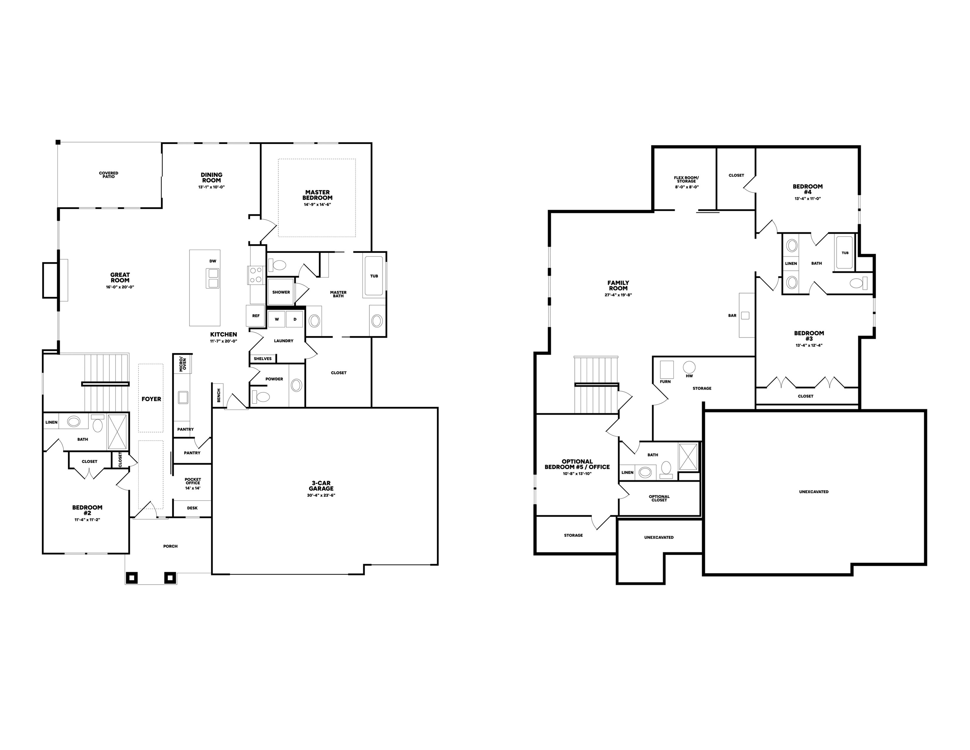 TruMark Homes floorplan