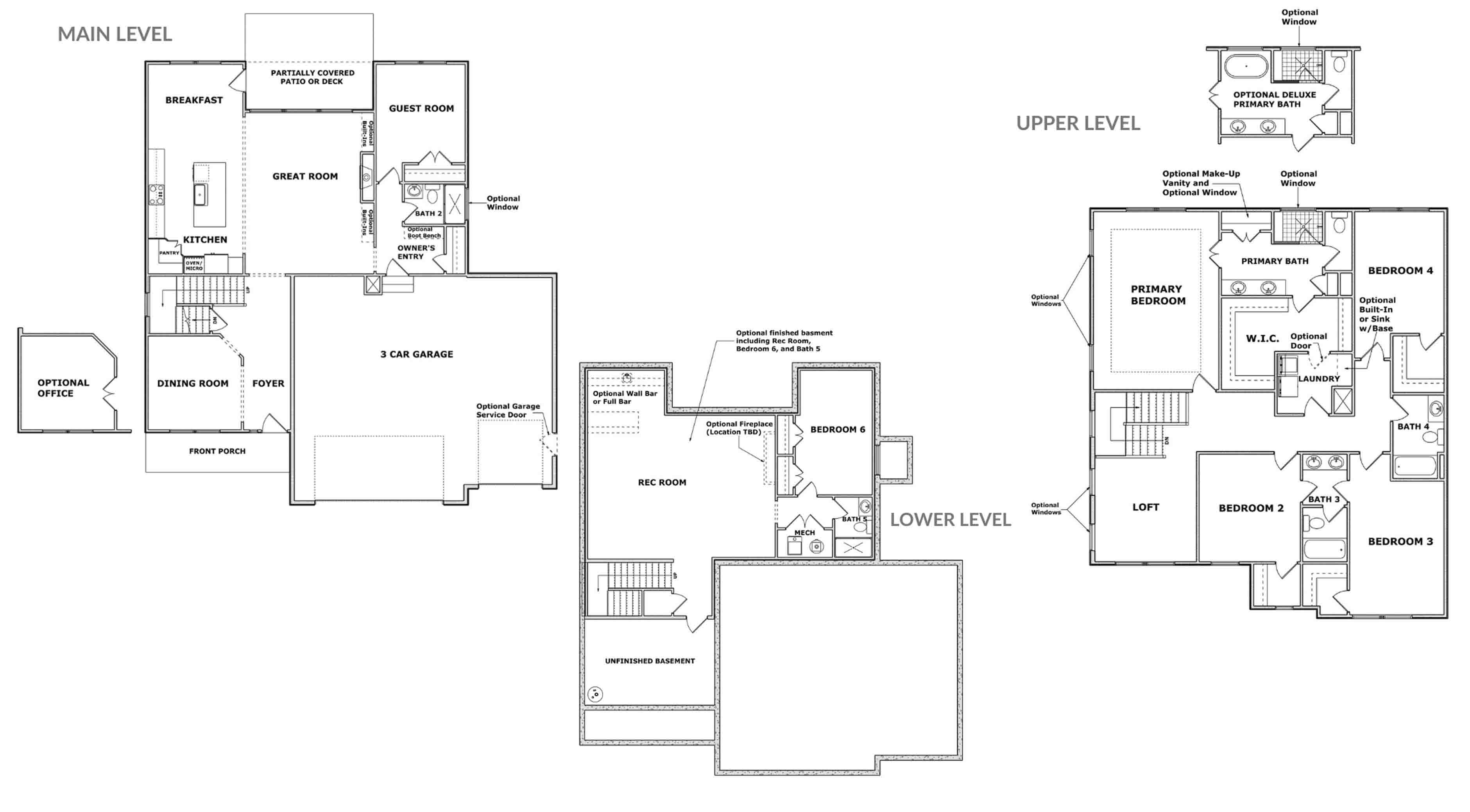 Inspired Homes LLC floorplan