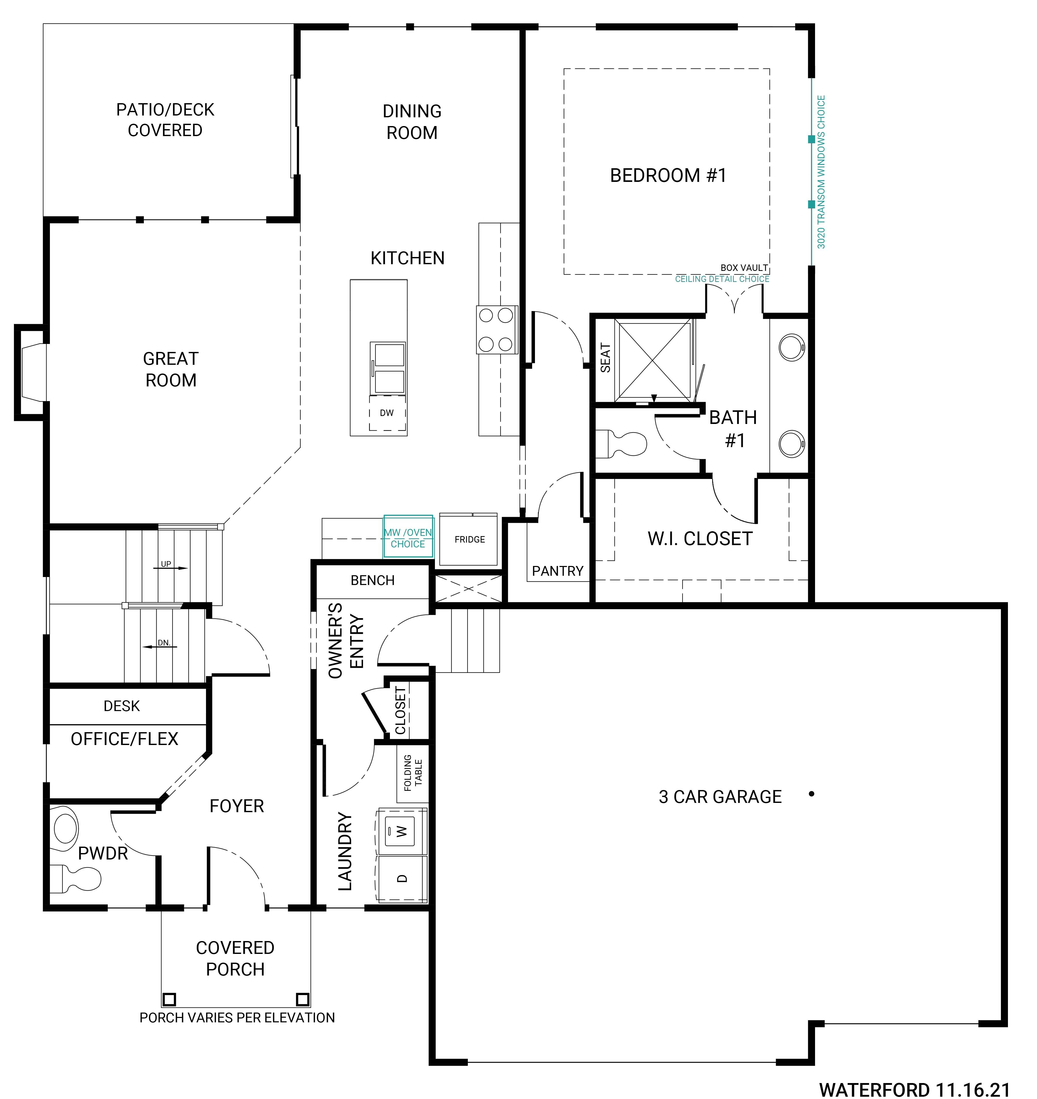Summit Homes floorplan