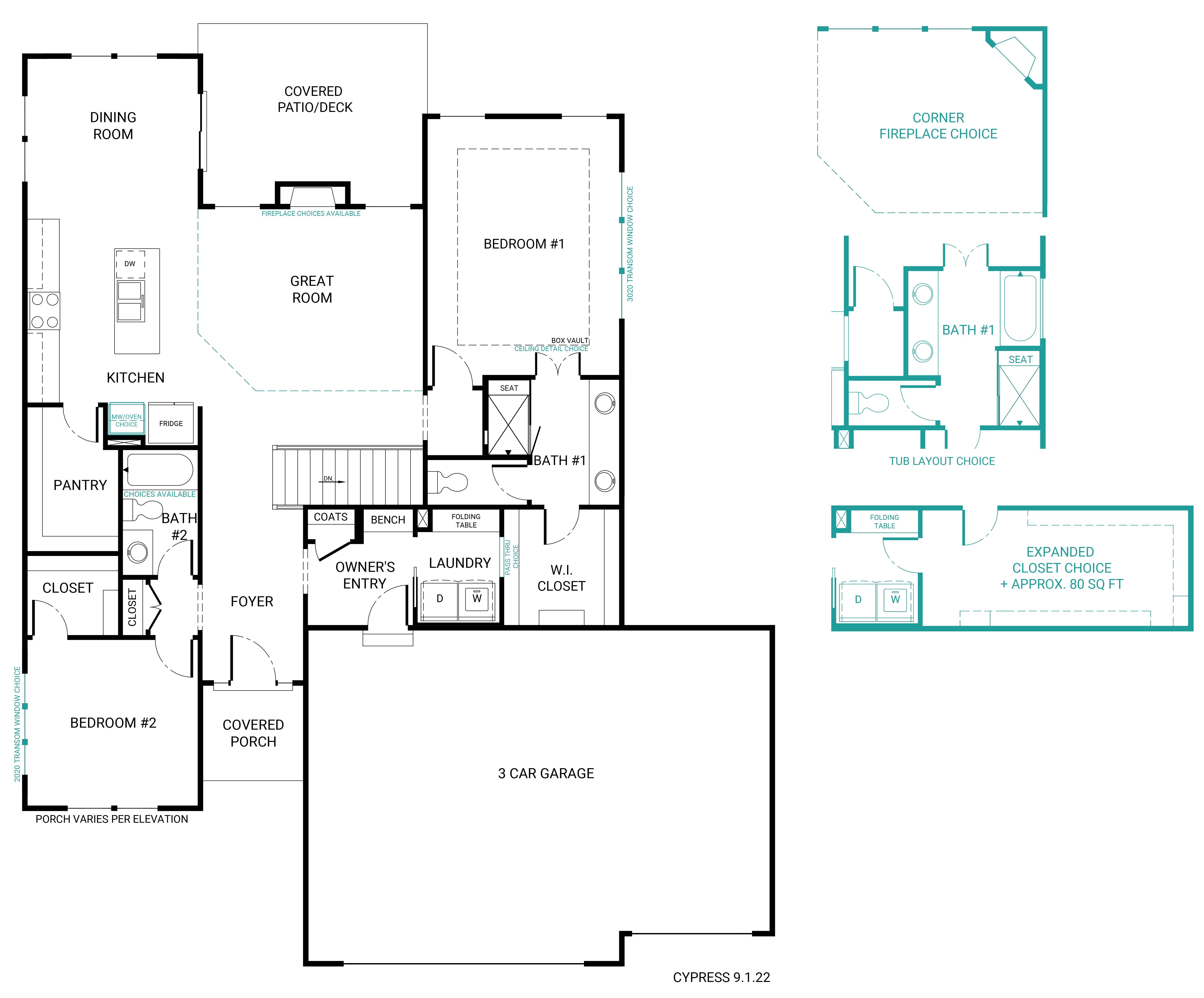 Summit Homes floorplan