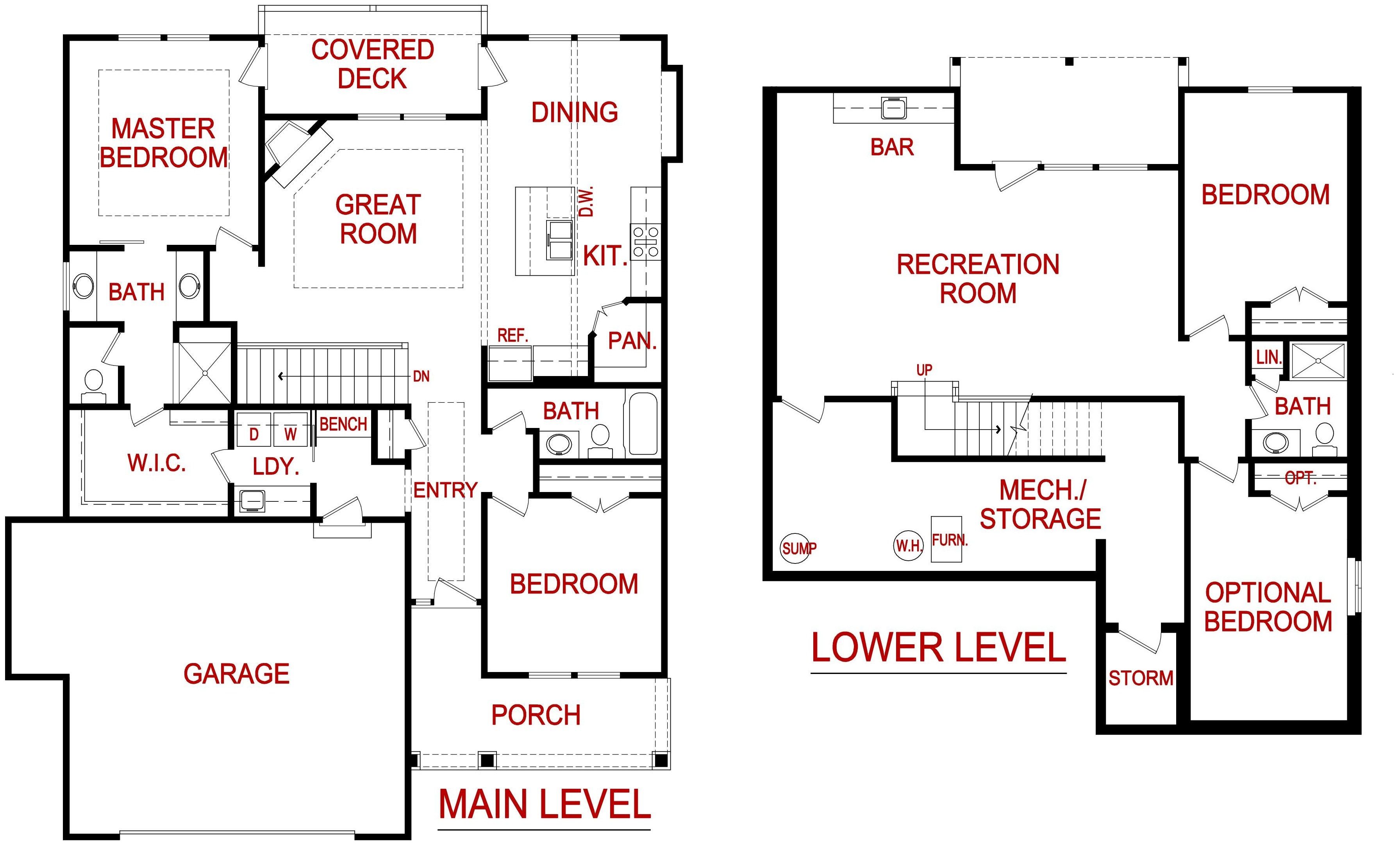 Lambie Homes floorplan