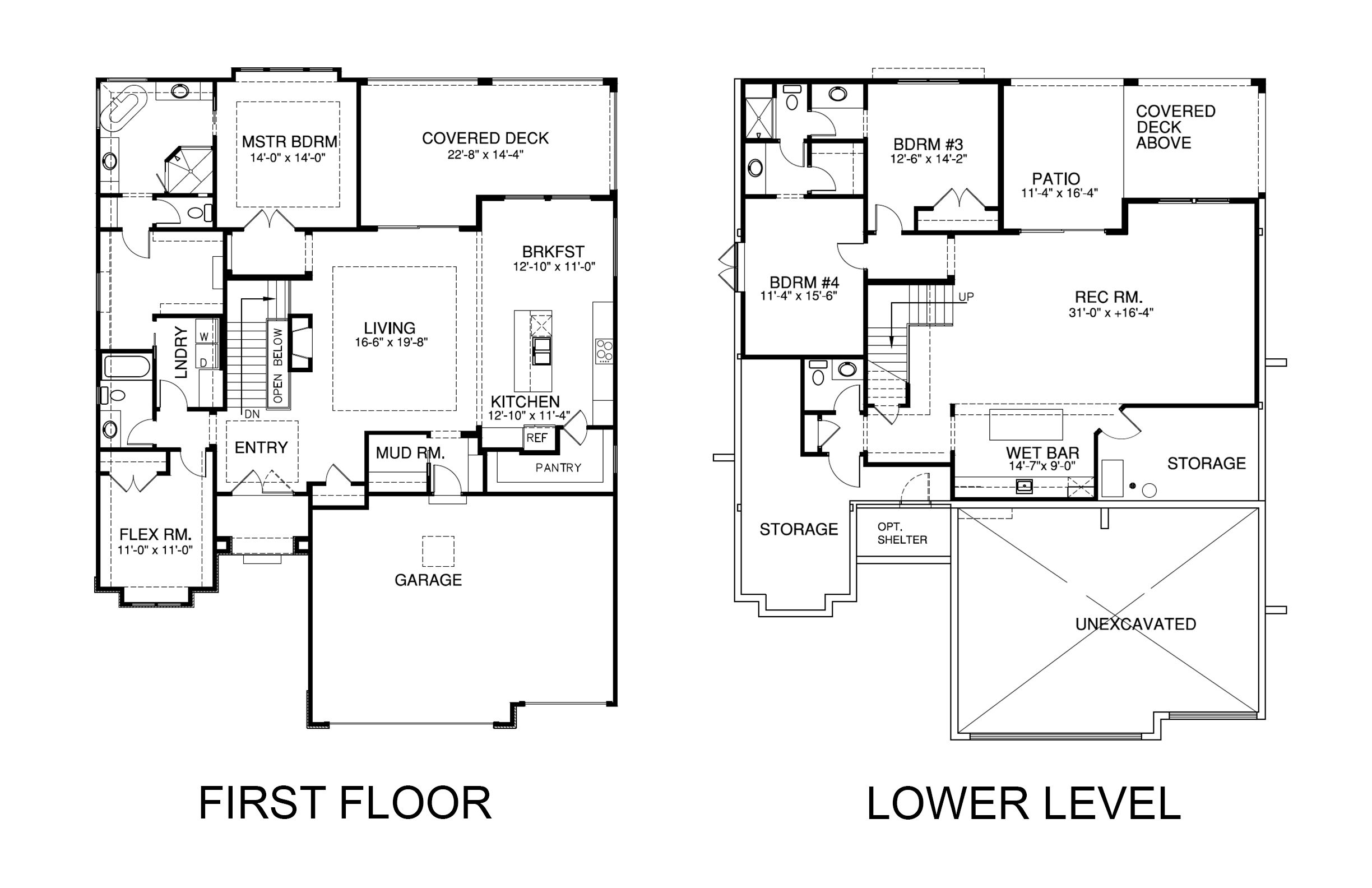 Don Julian Builders, Inc. floorplan
