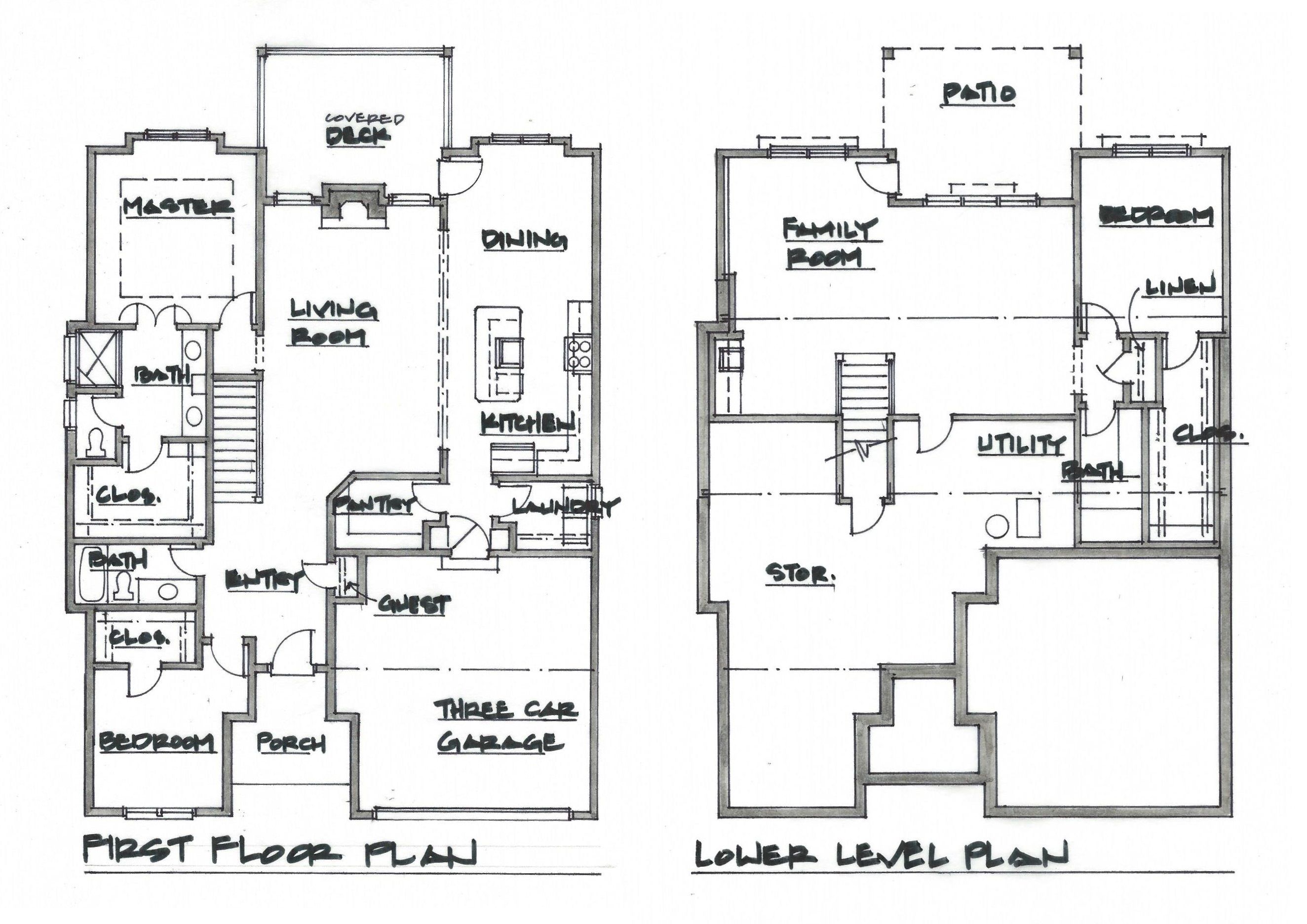 Ernst Brothers Home Construction floorplan